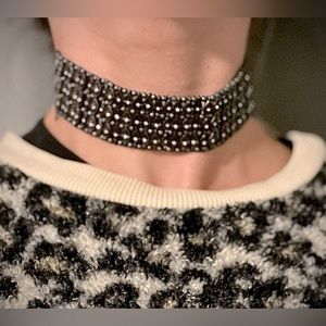 NEW Lucky Brand Black Choker chain necklace